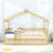 Saffir Wooden House Daybed with Two Drawers and Legs-61256902-61256899