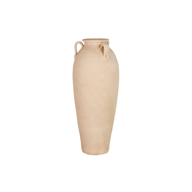 Ceramic / Porcelain Table Vase, Brown, 80cm H x 30cm W x 30cm D