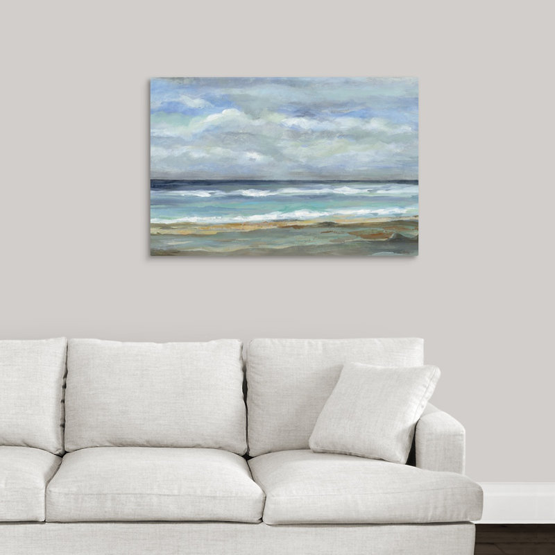«Seashore» par Bybee, reproduction d'art sur toile, H 24 po x l 36 po x p 1,25 po