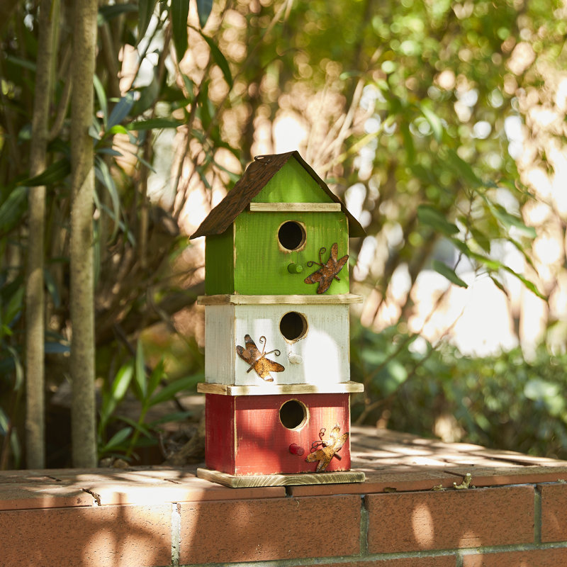 Jaquelyne 14 in x 7 in x 5 in Birdhouse
