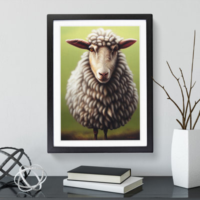Sheep In The Field - Single Picture Frame Print