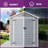 6 ft. W x 4.4 ft. D Resin Storage Shed-98501826