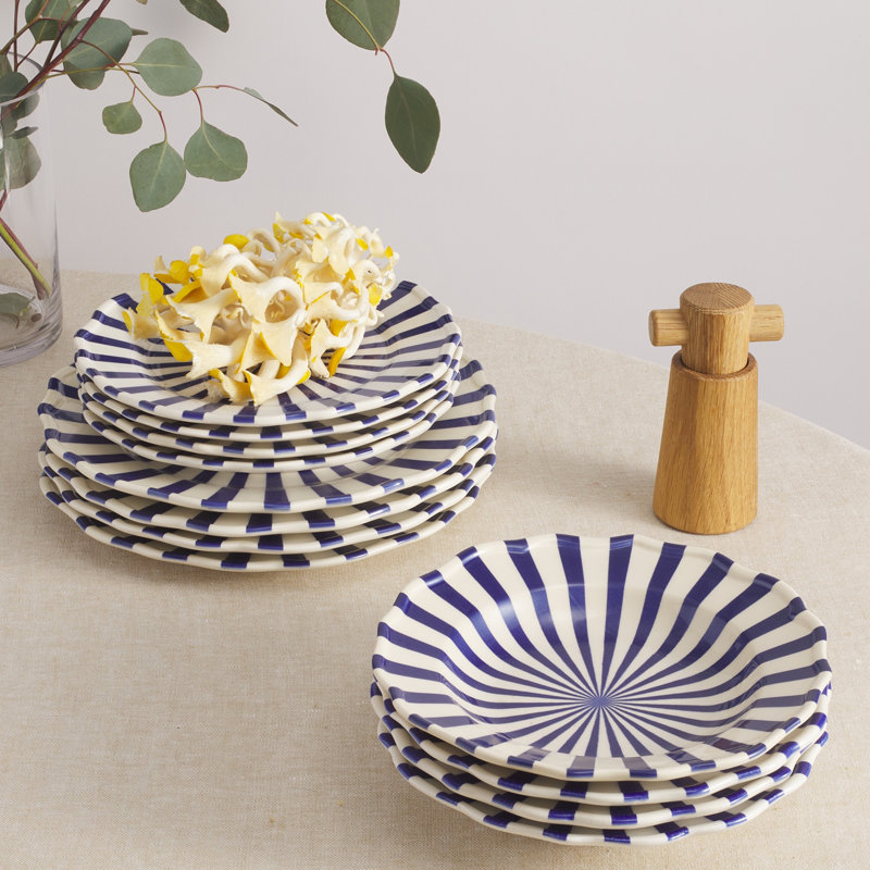 Mafalda Dinnerware Set With Pasta Bowl