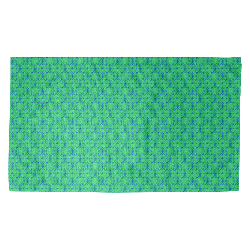 Tapis vert/bleu napperon Avicia, Rectangle 2 pi 2 po x 3 pi 4 po