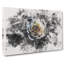 A Crisp White Rose - Wrapped Canvas-56665220