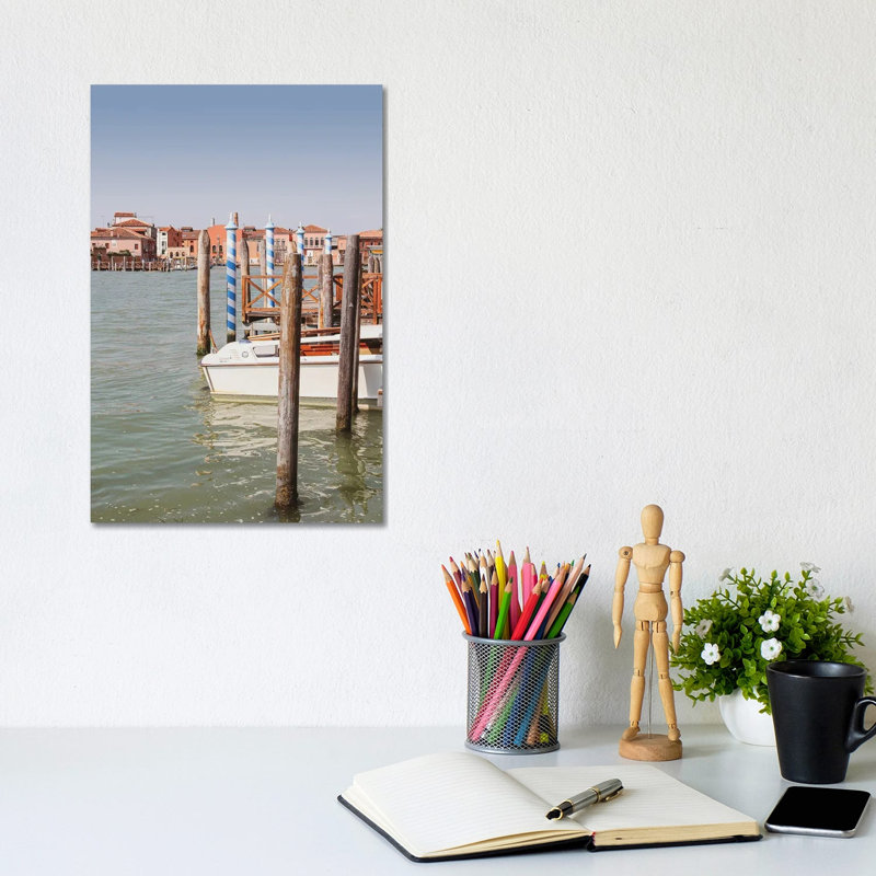 Venice Boat by Alexandre Venancio - Wrapped Canvas Print, 20.32 cm H x 30.48 cm W