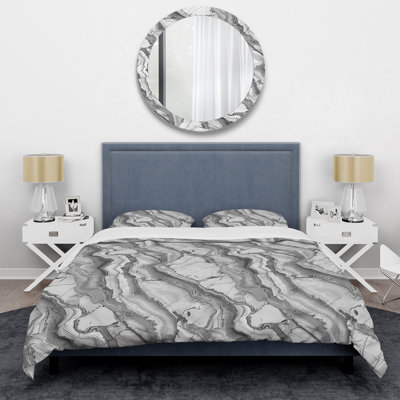 Grey Marble I - Marble Duvet Cover Set