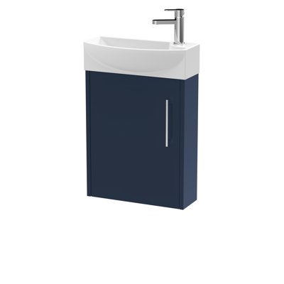 Juno 450mm Single Bathroom Vanity with Drop In Vitreous China Basin