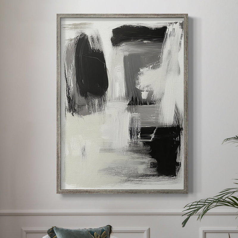 Série ABSTRACT DCCxxix, reproduction encadrée - bois massif, H 30 po x l 24 po