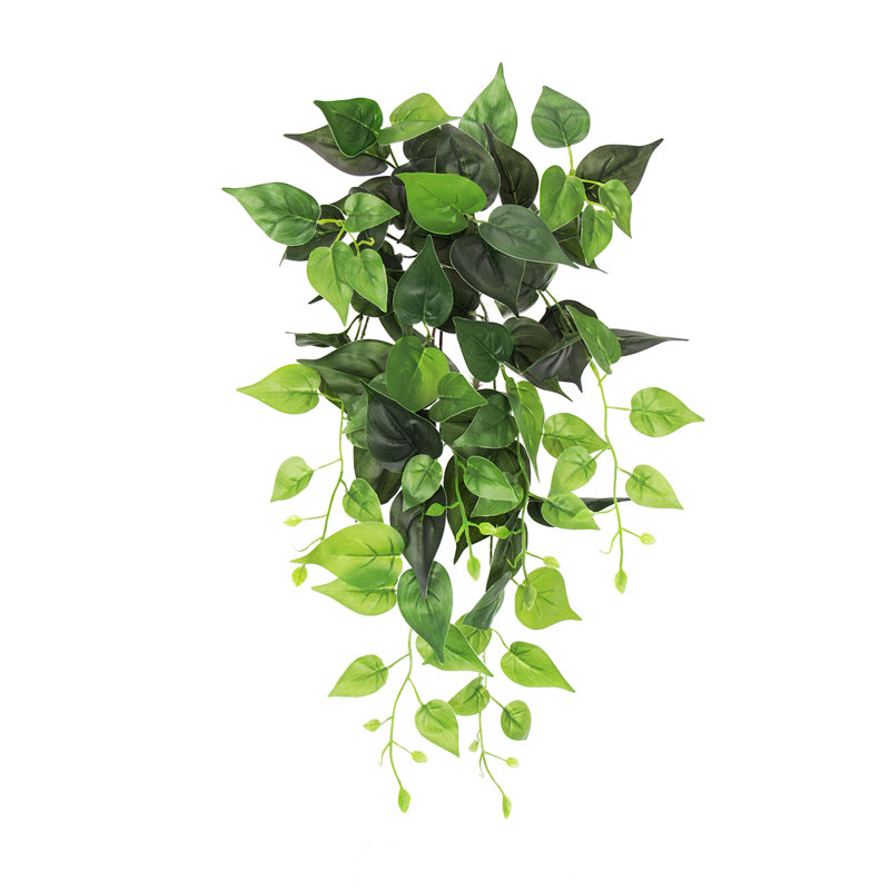 Plante artificielle suspendue lierre Philodendron, H 24 po x l 12 po x P 6 po