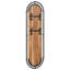  Portemanteau brun et noir en bois d'acacia massif, fer compact-1435903818