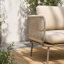 Fauteuil club d'extérieur moderne