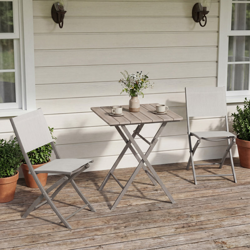 2 - Person Patio Dining Set with Rectangular Table