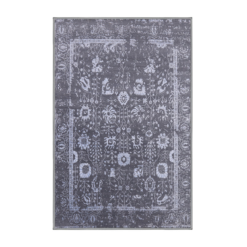 Tapis oriental gris Aramakt, Rectangle 2 pi x 3 pi