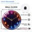 Horloge murale Neon