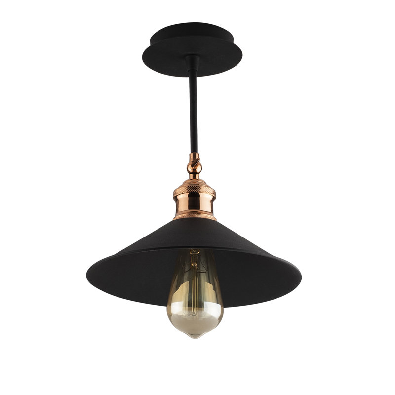 Luminaire suspendu conique à 1 lumière Angelika