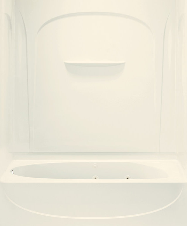 Acclaim 72'' L Whirlpool Bathtub, Biscuit