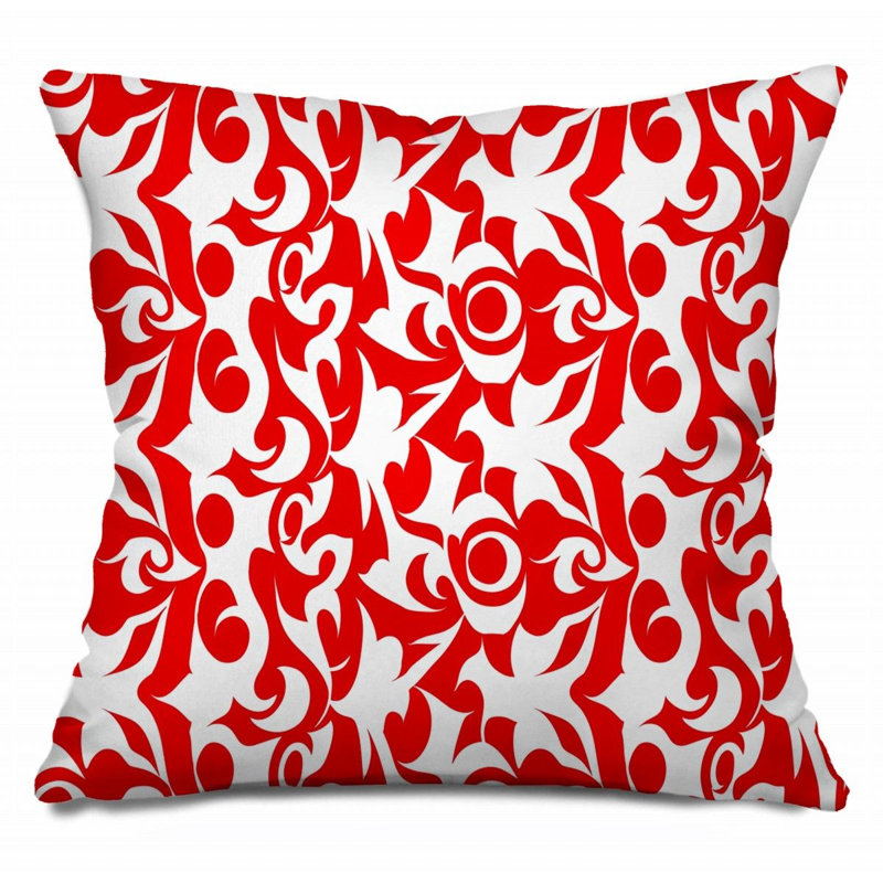 Coussin décoratif réversible Scroll Art, H 20 po x l 20 po