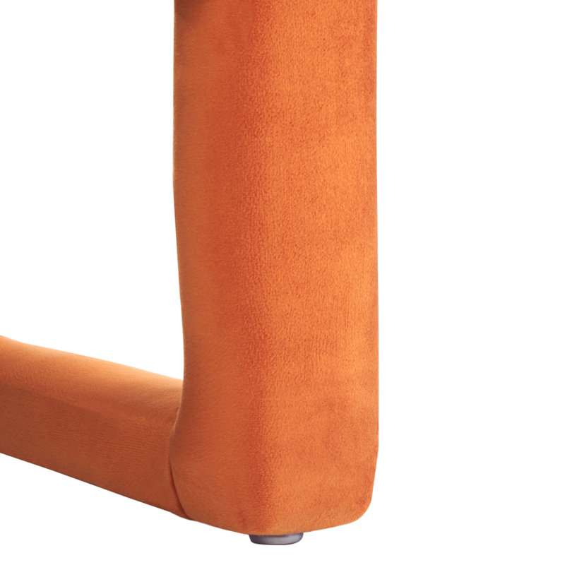 Fauteuil l 29 po Potters, Velours rouille