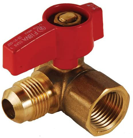 Soupape de gaz d'angle