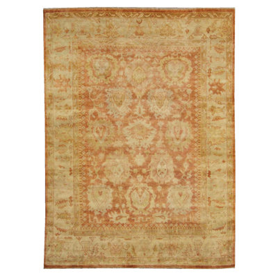 Antique Weave Oushak Wool Oriental Area Rug