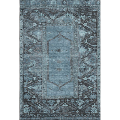 Premium Machine Washable Hooley AMF1727 Global Rug