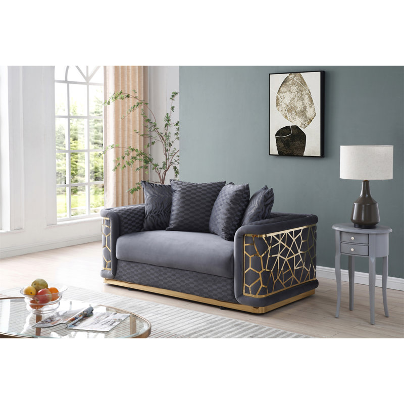 Causeuse, Gris foncé