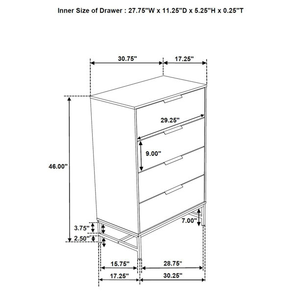 Dimensions du produit