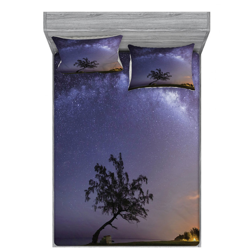Microfiber Sheet Set, Full Sheet Set with Fitted Sheet
