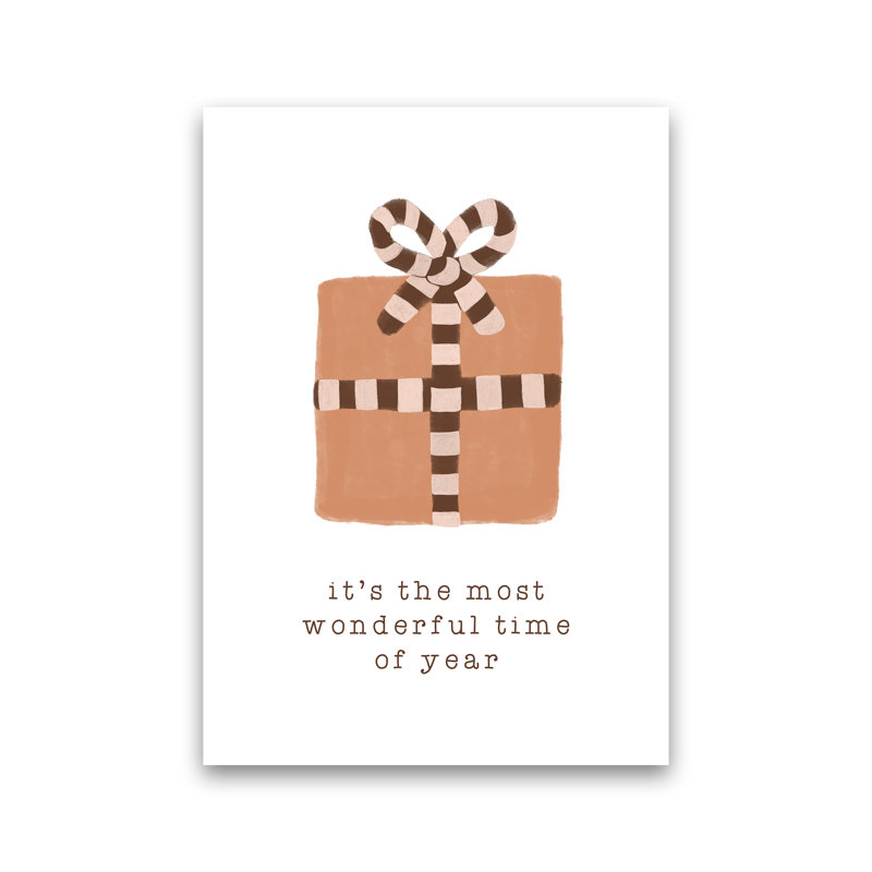 Most Wonderful Time Of Year - Print, No Framed, 59cm H x 42cm W x 1cm D