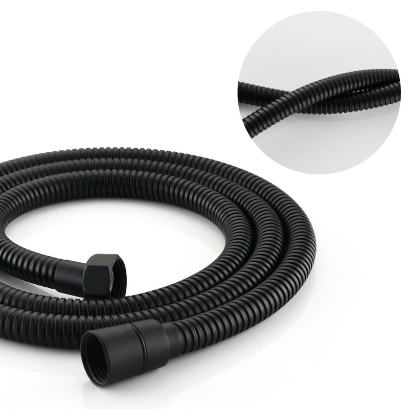 Système de douche complet, Noir mat