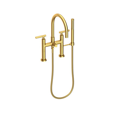 Exposed Tub & Hand Shower Set - Deck Mount