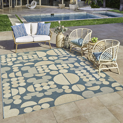 Abstract and Geometric Indoor / Outdoor Rug