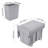 40L Pullout Recycling Garbage Trash Can