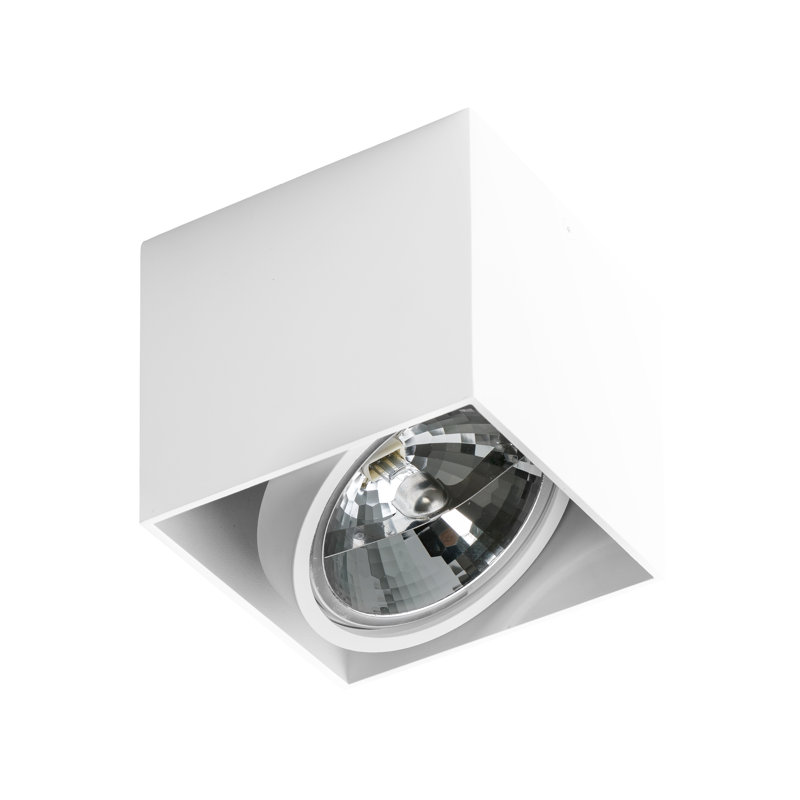 Alex Flush Mount, White