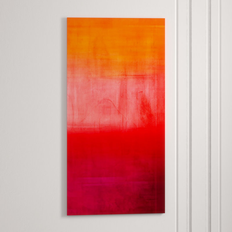 Chroma Trio III Painting by Austin Beiv, Knife Gel, 72" H x 36" W
