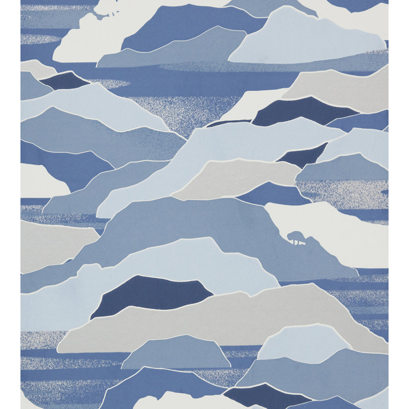 Rouleau de papier peint The Premier - L 66 pi x l 20,47 po The Wall, Bleu