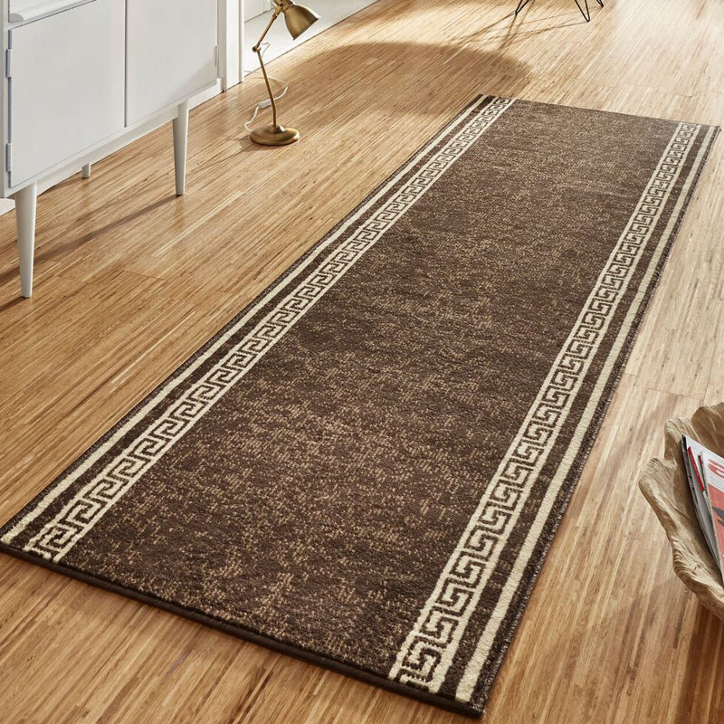 Basic Brown Rug, Runner 80 x 200cm
