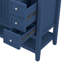 Ensemble de meuble-lavabo de salle de bain 36 po avec armoire et trois tiroirs-364586430
