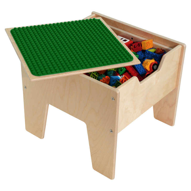 Contender Rectangle DUPLO Table, Green, Yes
