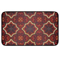 Tressa Boho Tile Anti-Fatigue Mat World Menagerie