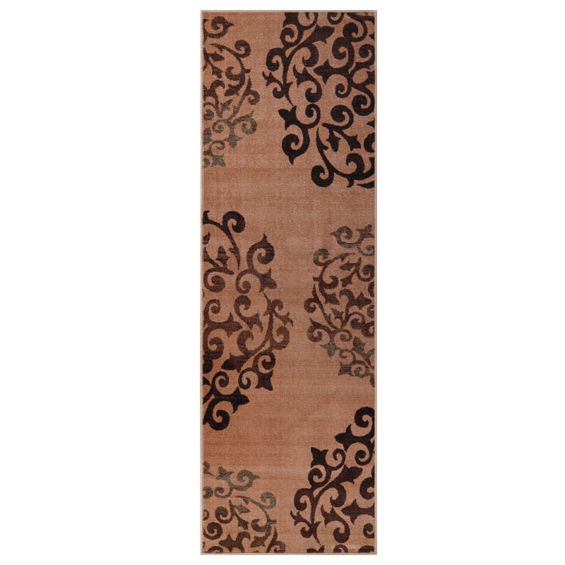 Tapis d'intérieur 100% nylon Ezra, Tapis de couloir 2 pi 7 po x 8 pi