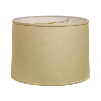 Parchment Throwback Drum Linen Lampshade