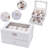 Faux Leather Watch Box + Drawers-1123414503