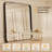 Cozy Design Tempered Glass Framed Wall-Mounted Bathroom Vanity Mirror-102799395-102799396-102799397