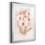 «White and Coral Orchid I» - Peinture sur toile encadrée-1825629510-1825629509