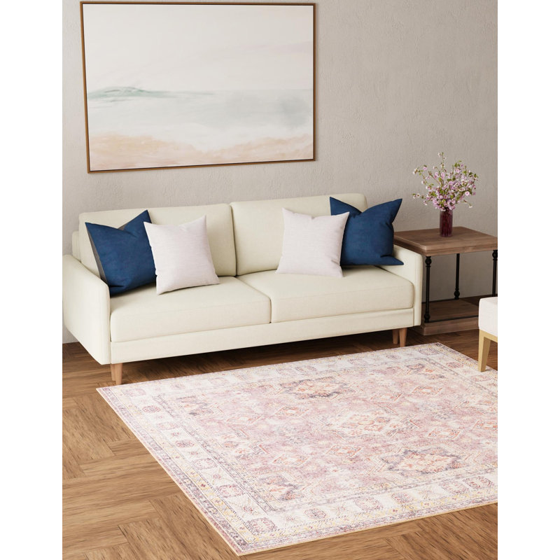 Bungalow Rose Ruth Timeless Rug, Carré 7 pi 10 po x 7 pi 10 po