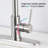 Brushed Nickel Kitchen Pull Down Faucet With Stainless Steel Construction - Scratchproof, Rustproof, Spot- Finish, 360 Swivel Spout, 1.8Gpm Flow Scratch , Rust , Spotless Swiveling-121195067