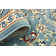 Tapis bleu floral Jackson