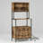 Coffee Station Rack with Power Outlet, USB Ports, and Multi-Level Storage for Kitchen or Living Room